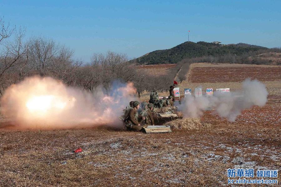 （国际）（1）金正恩指导朝鲜人民军前线军团射击大赛
