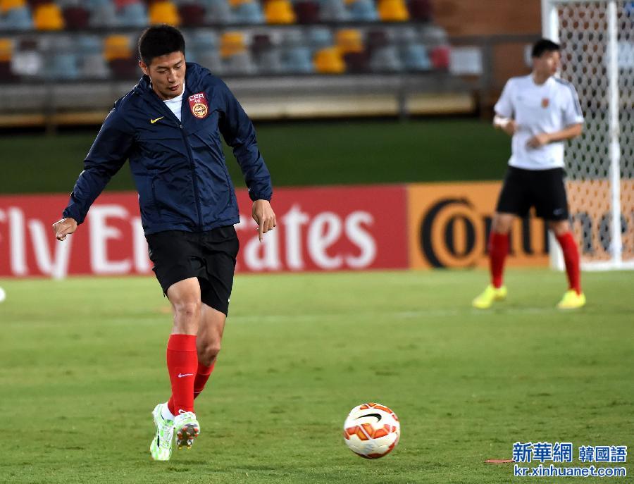（体育）（8）足球——亚洲杯：中国队备战首场比赛