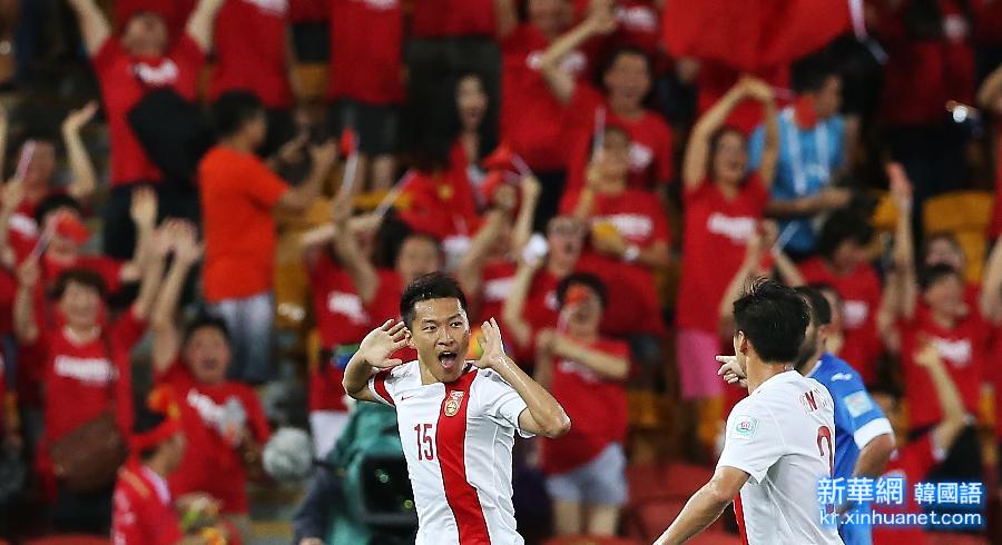 （亚洲杯）（4）足球——中国队晋级八强