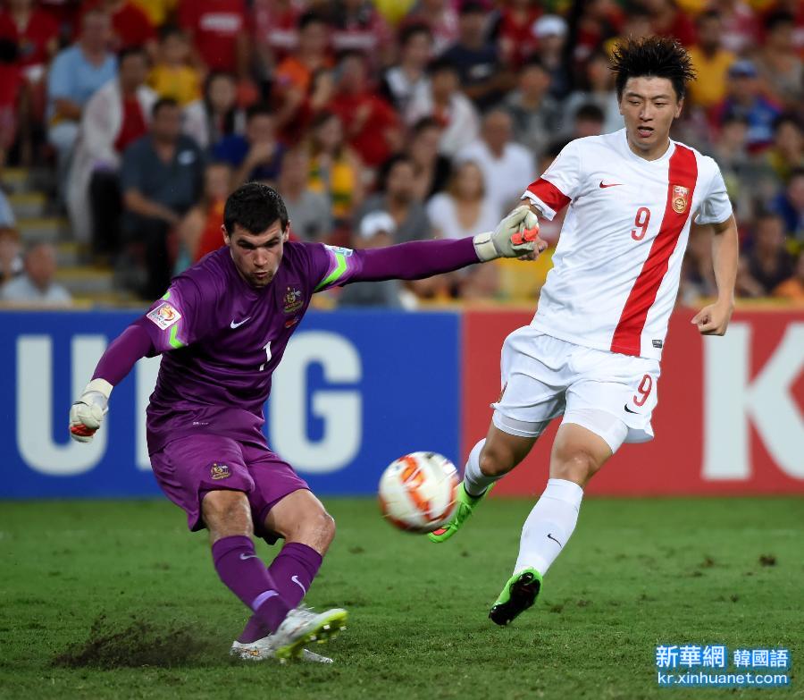 （亚洲杯）（21）足球——四分之一决赛：中国队无缘四强