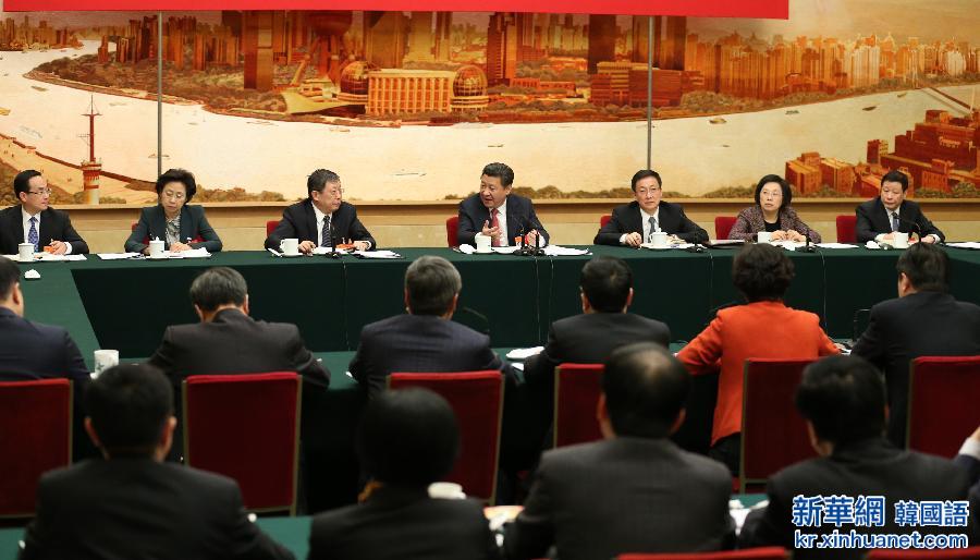 （两会）习近平参加上海代表团审议