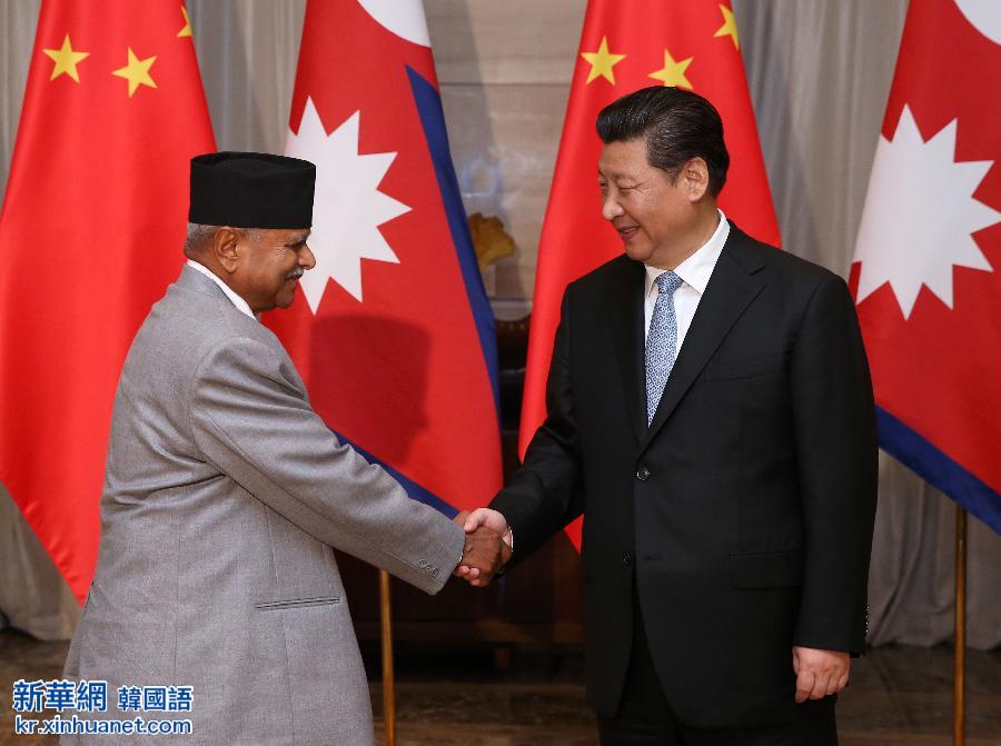 （时政）习近平会见尼泊尔总统亚达夫