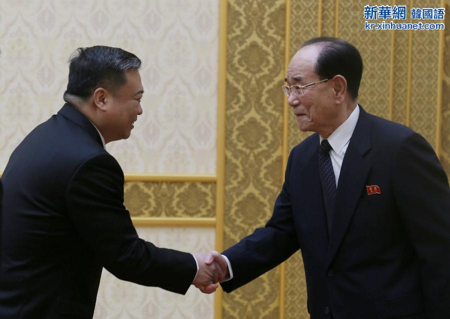 （XHDW）朝鲜领导人表示希望朝中关系得到更好发展