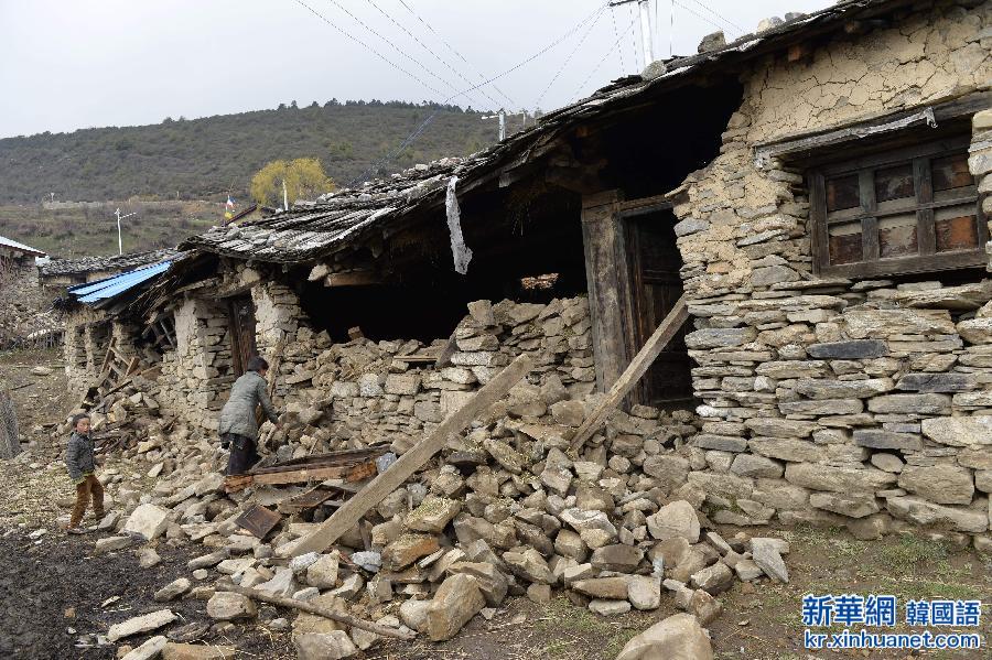 （西藏抗震救灾）（2）吉隆县萨勒乡灾区见闻