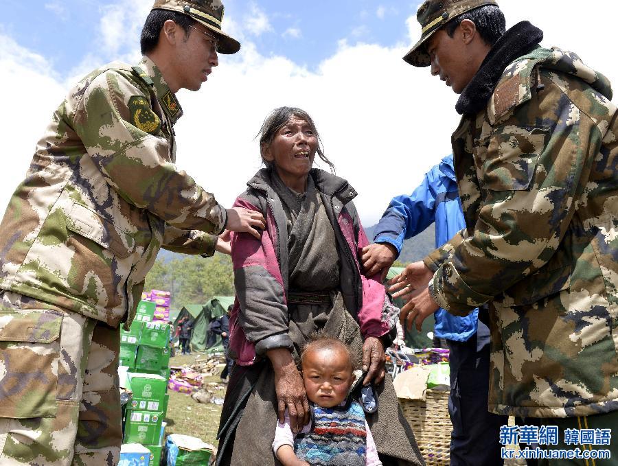 （西藏抗震救灾）（6）吉隆县萨勒乡灾区见闻