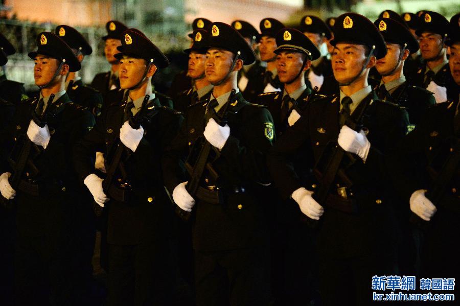 （国际）（1）中国方阵亮相红场阅兵式彩排