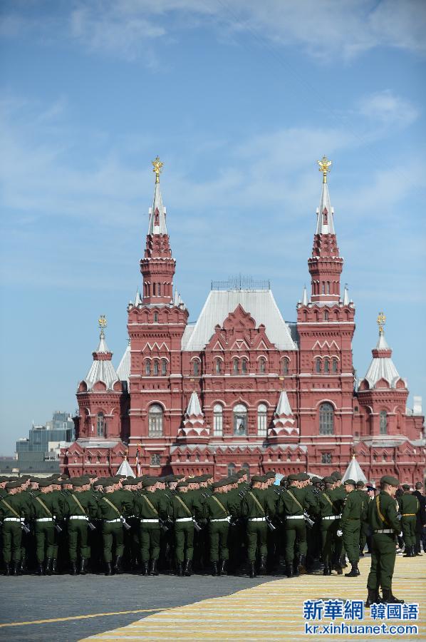 （XHDW）（6）俄罗斯纪念卫国战争胜利70周年阅兵式即将开始