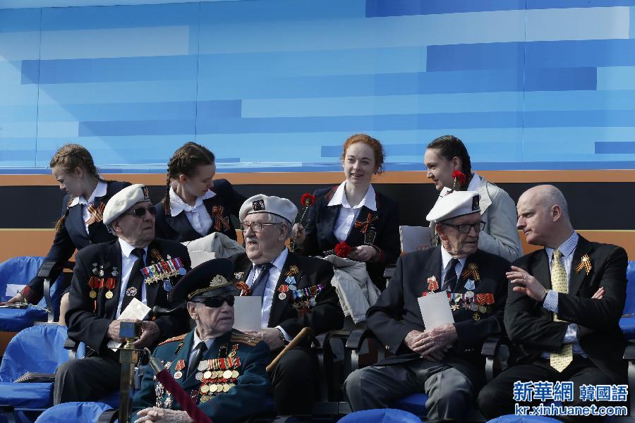 （XHDW）（7）俄罗斯纪念卫国战争胜利70周年阅兵式即将开始