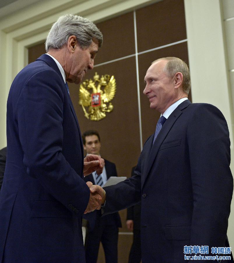 （国际）（2）普京与克里讨论乌克兰危机等问题