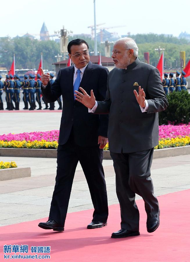 （XHDW）（4）李克强同印度总理莫迪举行会谈