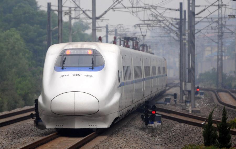 中전국 철도 새로운 운행도 실행
