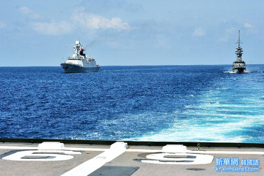 （国际）（3）中新顺利完成首次海上双边军事演习