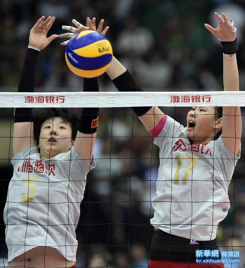 （体育）（3）排球——女排亚锦赛：中国队夺冠