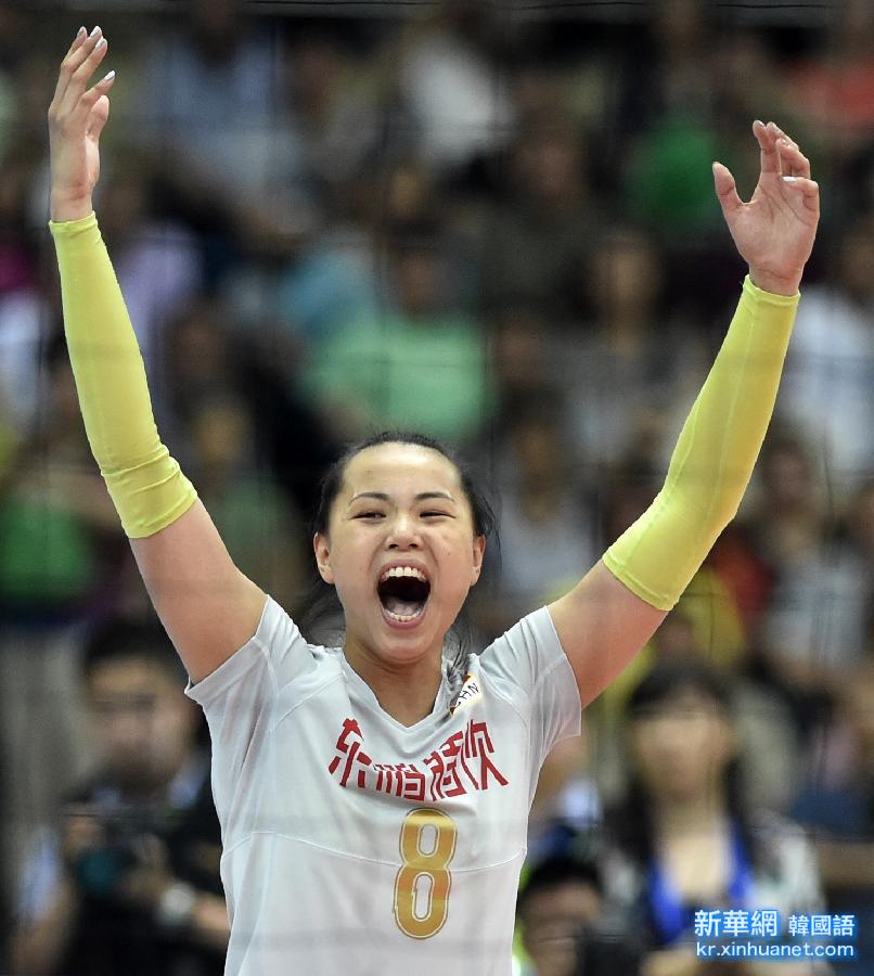 （体育）（5）排球——女排亚锦赛：中国队夺冠