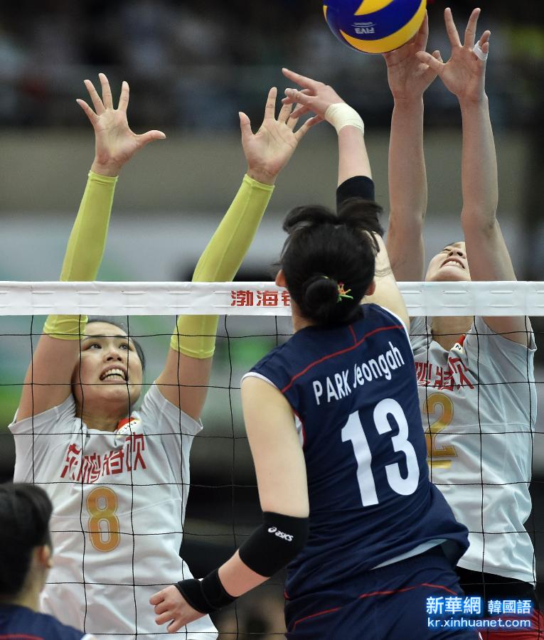 （体育）（8）排球——女排亚锦赛：中国队夺冠