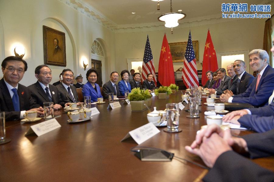 （国际）（1）美国总统奥巴马会见刘延东、汪洋、杨洁篪