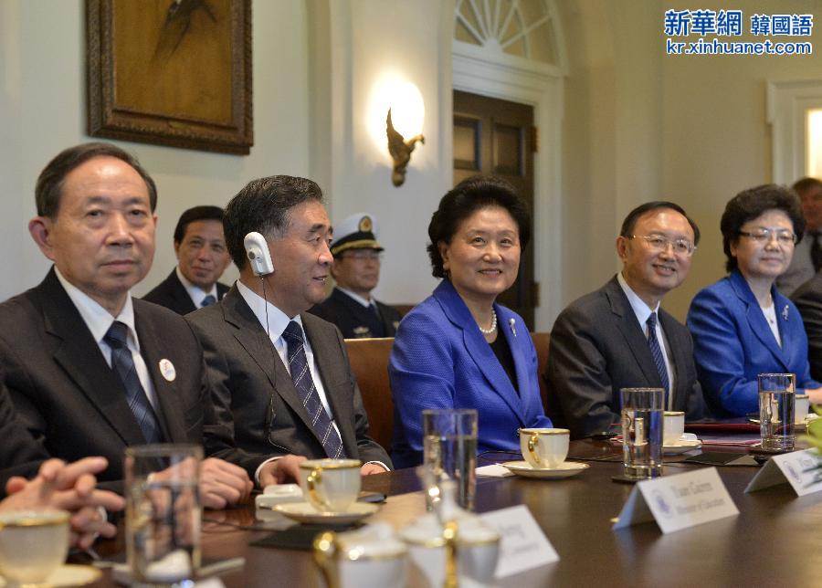 （国际）（2）美国总统奥巴马会见刘延东、汪洋、杨洁篪