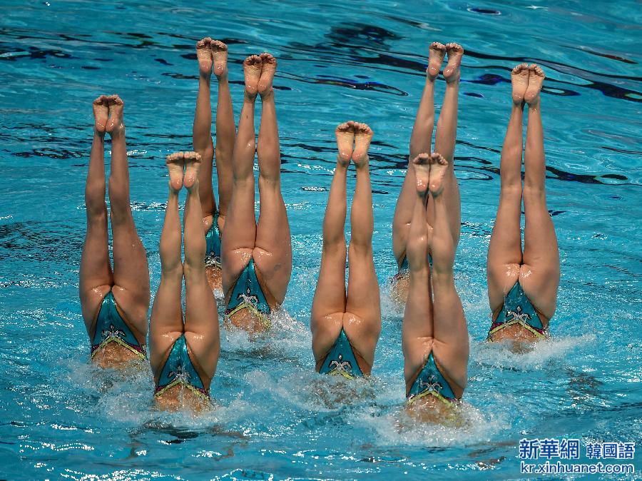 （游泳世锦赛）（2）花样游泳——集体技术自选赛况