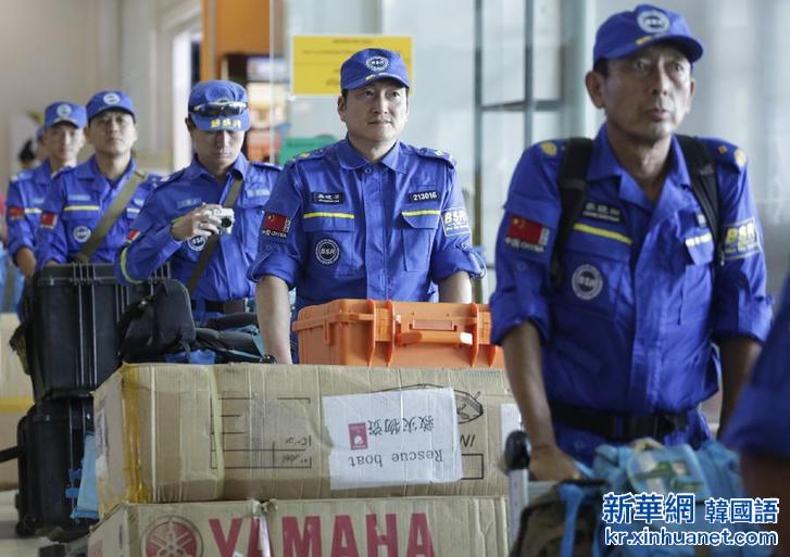 （国际）（1）中国蓝天救援队抵达缅甸参与抗洪救灾 