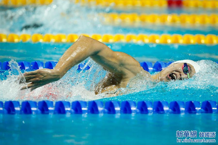 （游泳世锦赛）（2）游泳——男子800米自由泳：孙杨夺冠