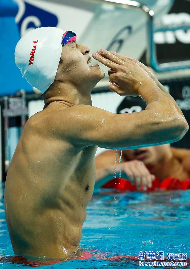 （游泳世锦赛）（4）游泳——男子800米自由泳：孙杨夺冠