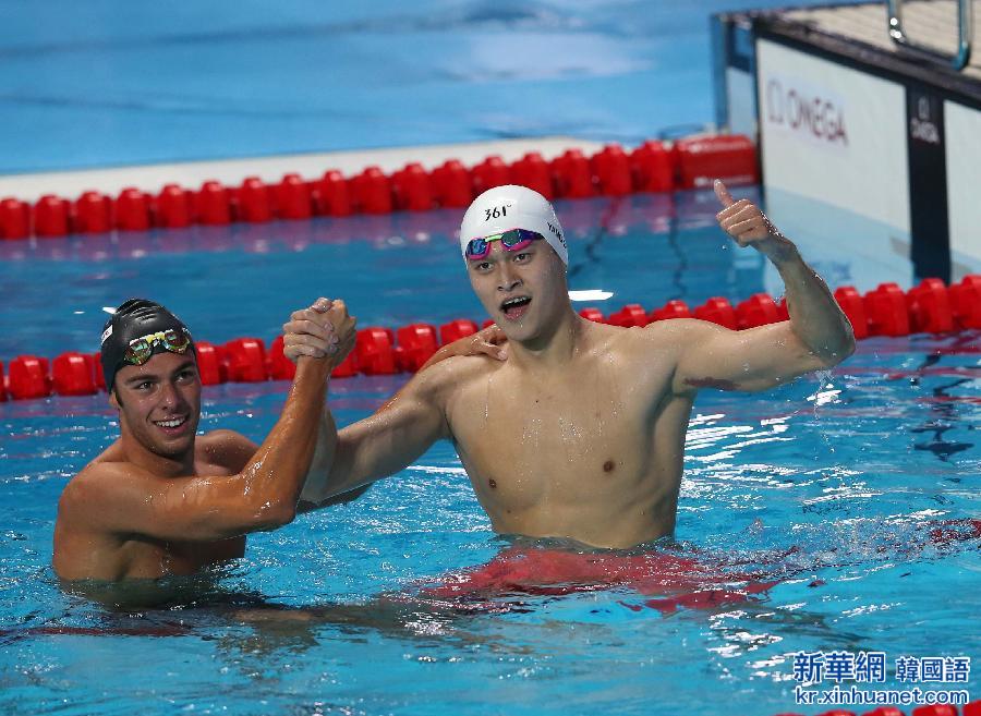 （游泳世锦赛）（9）游泳——男子800米自由泳：孙杨夺冠