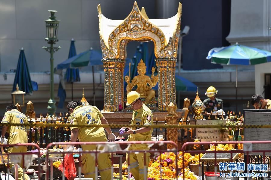 （国际）（3）泰国曼谷市中心爆炸致中国游客4死20余伤