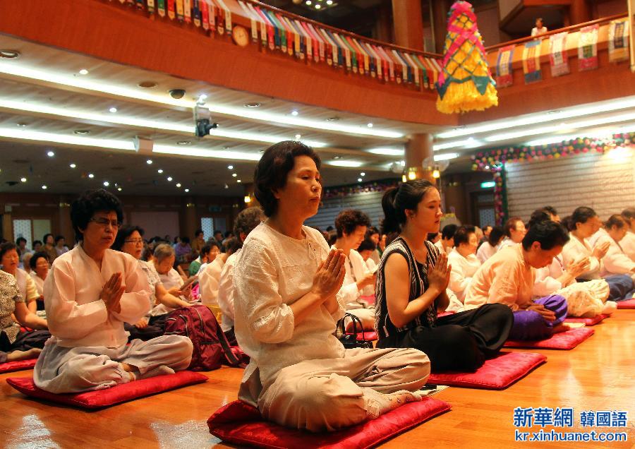 （XHDW）（2）韩国佛教天台宗为天津爆炸事故伤亡者举行超度法会