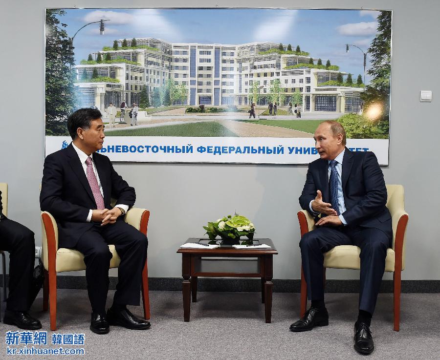 （XHDW）俄罗斯总统普京会见汪洋