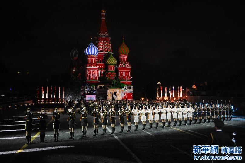 （国际）（4）“斯帕斯卡亚塔楼”国际军乐节在莫斯科开幕
