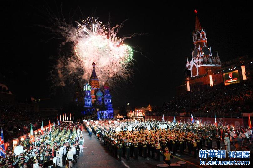 （国际）（5）“斯帕斯卡亚塔楼”国际军乐节在莫斯科开幕