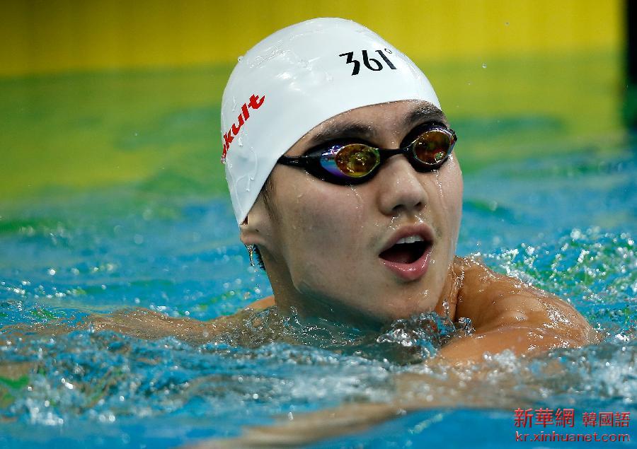 （体育）（2）游泳——世界杯（北京站）：宁泽涛获男子50米蝶泳季军