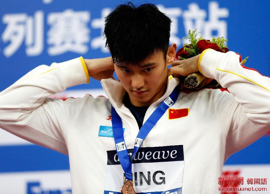 （体育）（8）游泳——世界杯（北京站）：宁泽涛获男子50米蝶泳季军