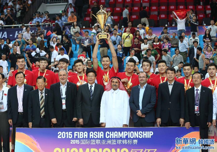 （体育）（19）篮球——男篮亚锦赛：中国队夺得冠军