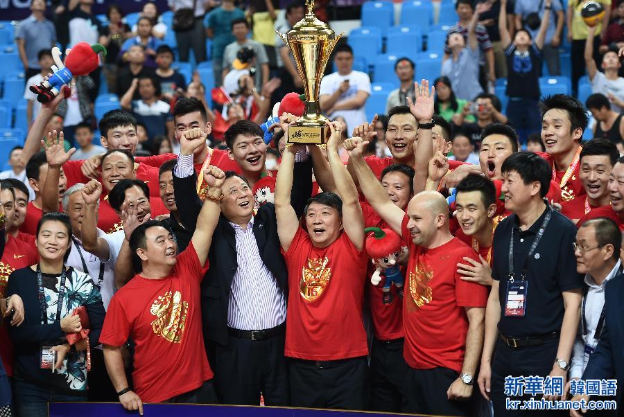（体育）（29）篮球——男篮亚锦赛：中国队夺得冠军