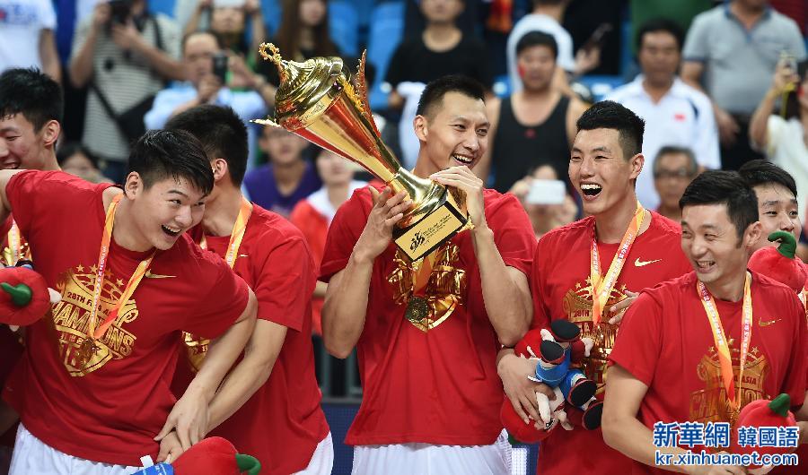 （体育）（36）篮球——男篮亚锦赛：中国队夺得冠军