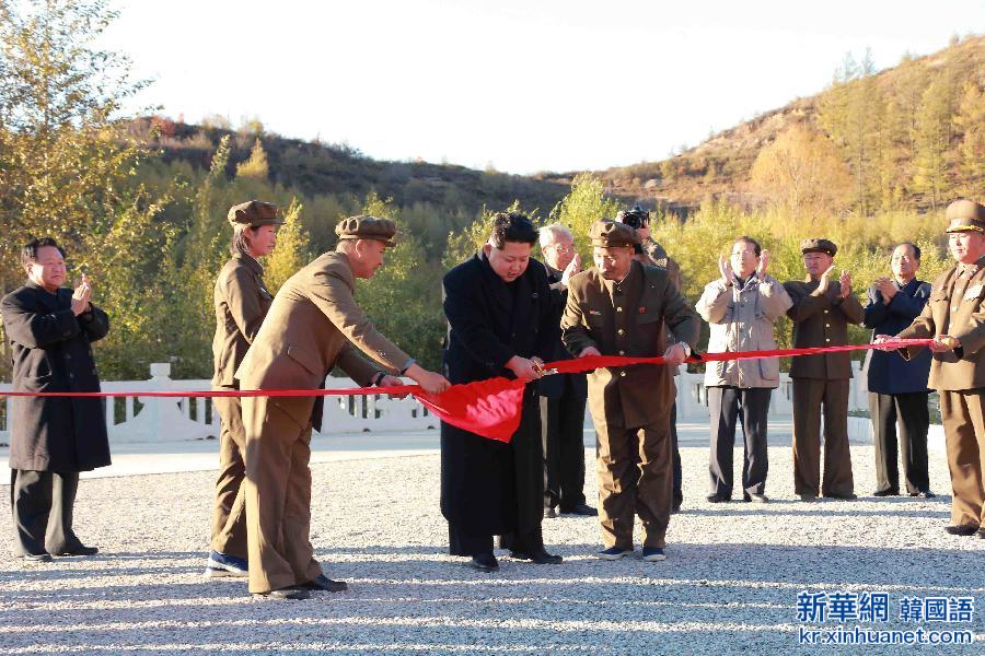 （XHDW）（3）金正恩出席白頭山英雄青年發電站竣工儀式