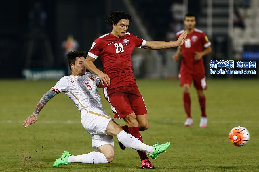 （体育）（12）足球——世预赛：中国不敌卡塔尔
