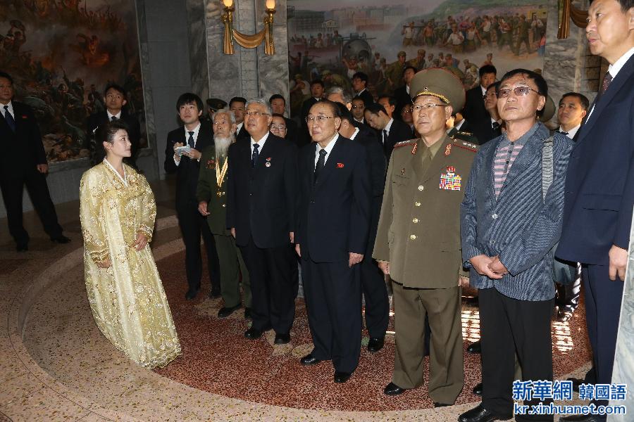 （XHDW）（2）朝鲜隆重纪念中国人民志愿军赴朝作战65周年