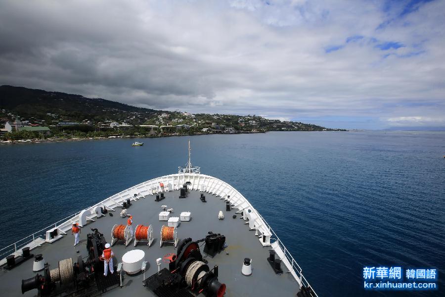 （国际）（1）中国海军和平方舟医院船结束访问法属波利尼西亚