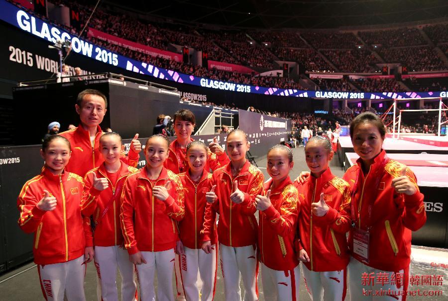 （体育）（1）体操——中国女队获得世锦赛团体亚军