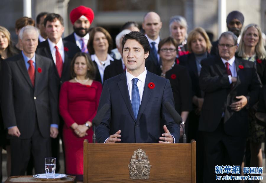（国际）（1）加拿大当选总理特鲁多宣誓就职