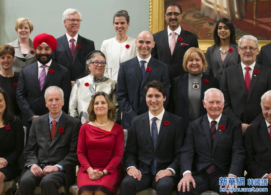 （国际）（3）加拿大当选总理特鲁多宣誓就职