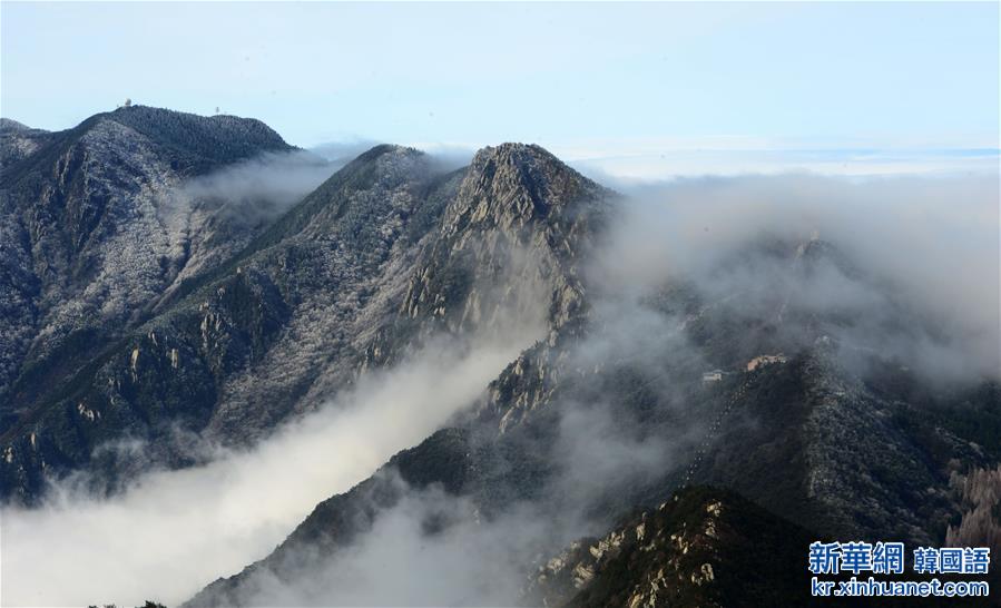 #（美丽中国）（2）庐山现云海雾凇 奇观幻如仙境