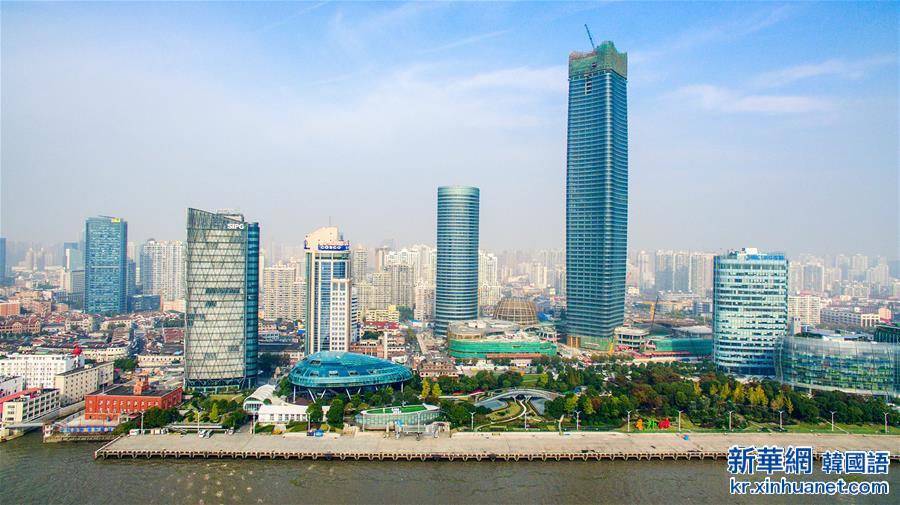 #（聚焦十三五）（5）黄浦江滨江岸线开发掠影：航拍上海“浦西第一高楼”