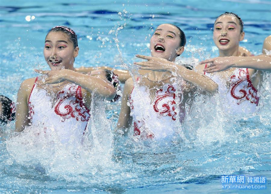 （体育）（7）游泳——国际泳联花样游泳大奖赛在浙江绍兴开幕