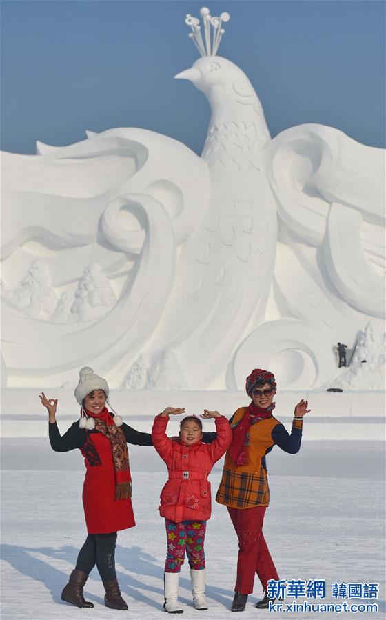 （社会）（4）吉林长春：200余座雪雕打造壮观童话雪世界