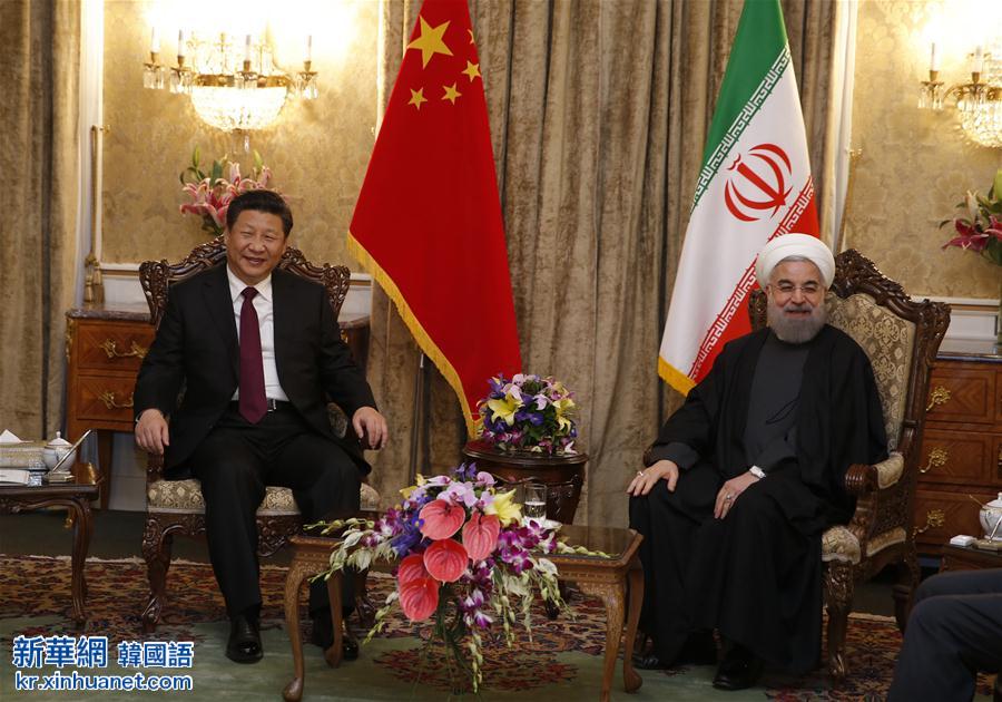 （XHDW）（1）习近平同伊朗总统鲁哈尼举行会谈