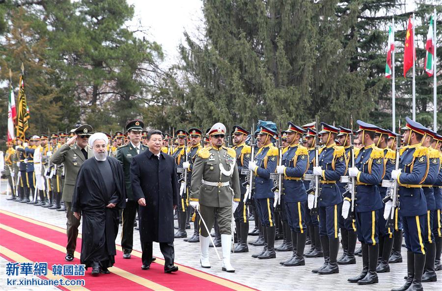 （XHDW）（4）习近平同伊朗总统鲁哈尼举行会谈