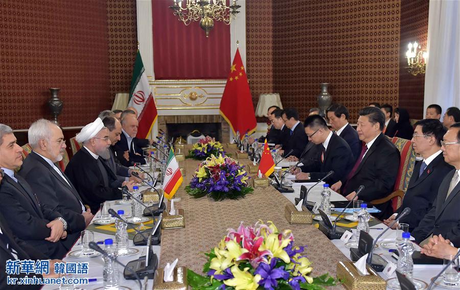 （XHDW）（5）習近平同伊朗總統魯哈尼舉行會談